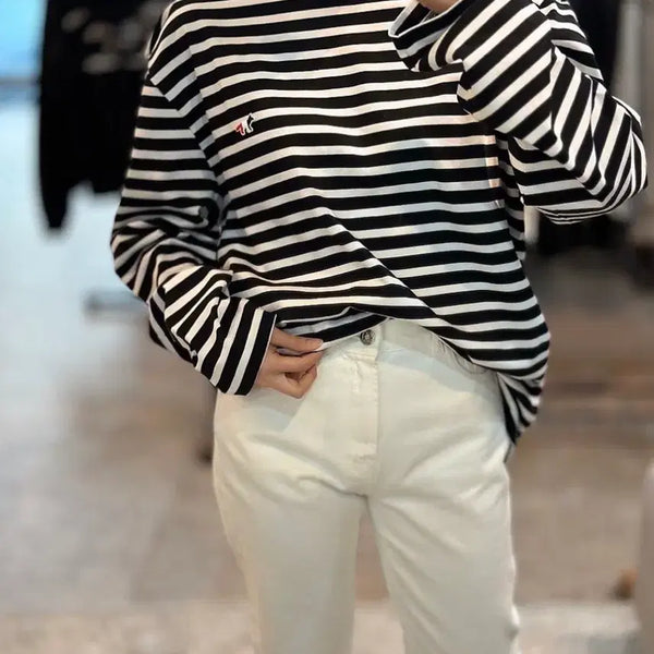[BUNJANG] Maison Kitsuné Striped Sleeve / 메종키츠네 스트라이프 슬리브
