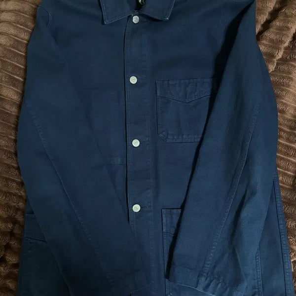 [BUNJANG] Drake's Chore Jacket Navy Size 40 / 드레익스  초어자켓 네이비 40사이즈