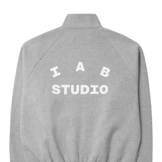 [BUNJANG] IAB Studio Two-Way Full Zip-Up Jacket Grey White XL / IAB 투웨이 집업