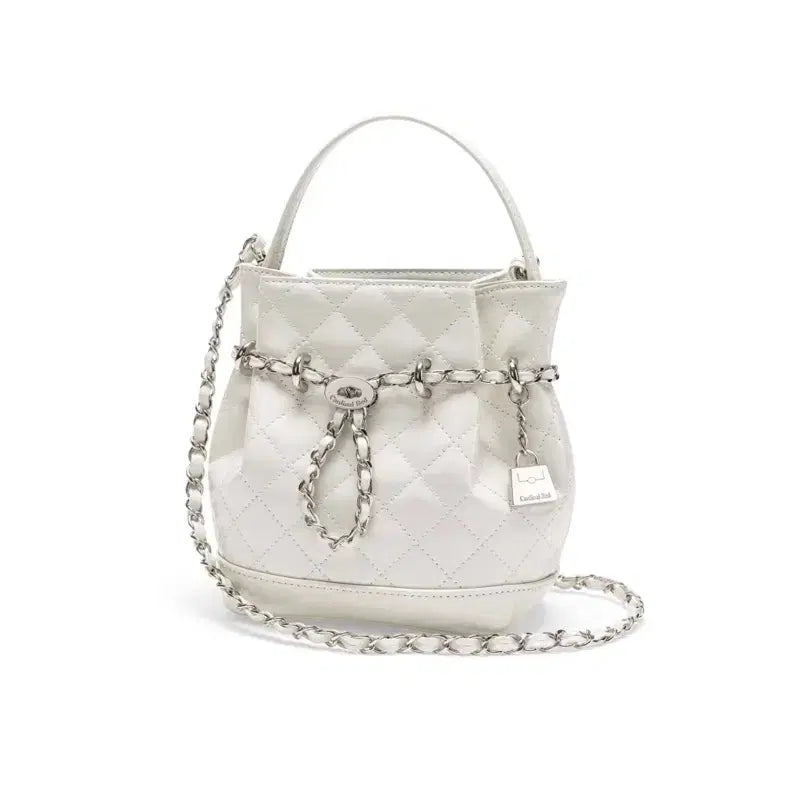 [BUNJANG] Cardinal Red Bell Bag White / 카디널 레드 벨백 화이트