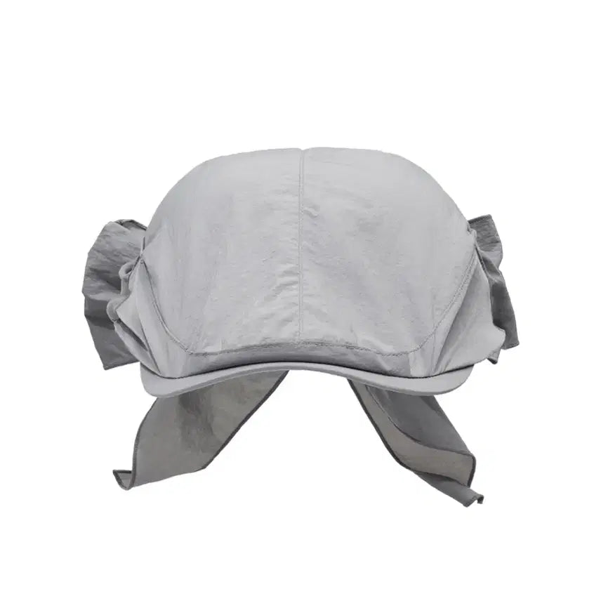 [BUNJANG] Deinet Ribbon Hunting Cap Grey / DEINET 다이닛 리본 헌팅캡 그레이 회색벙거지 매듭베레모