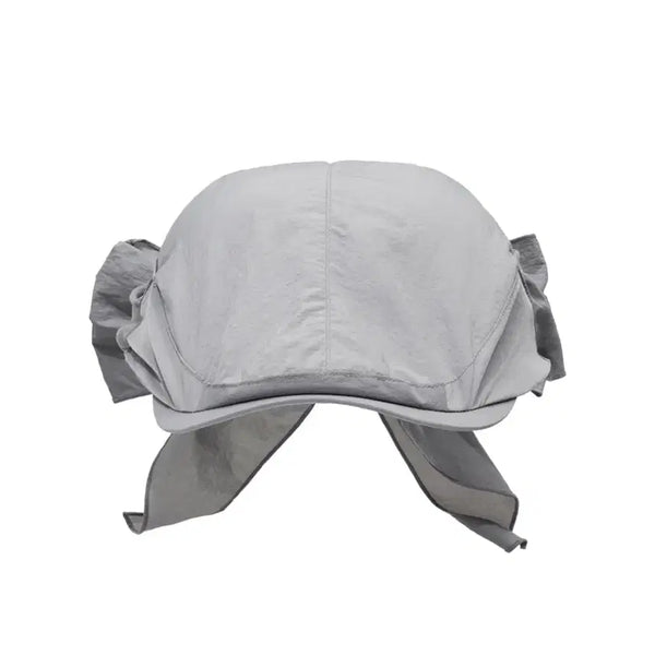 [BUNJANG] Deinet Ribbon Hunting Cap Grey / DEINET 다이닛 리본 헌팅캡 그레이 회색벙거지 매듭베레모