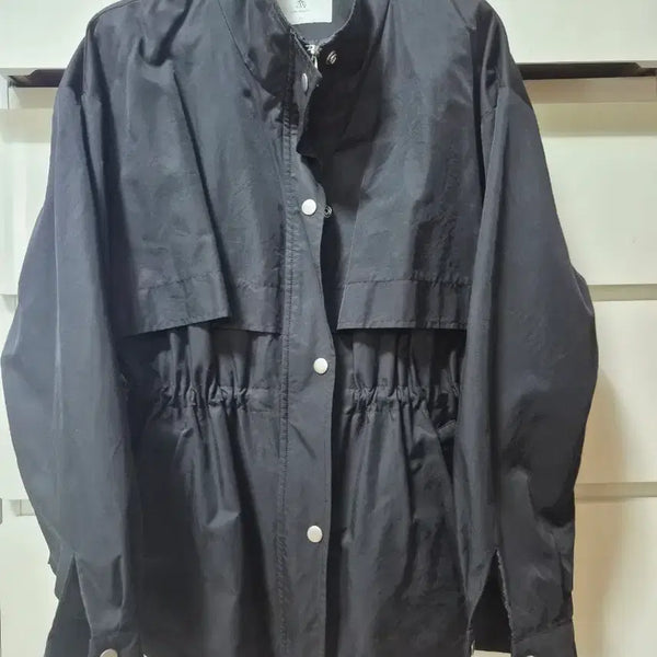 [BUNJANG] Black Prada-Material Windbreaker Jacket / 블랙프라다소재 바람막이