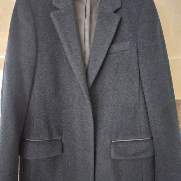 [BUNJANG] Solid Wool Coat Green / 솔리드 울 코트 그린