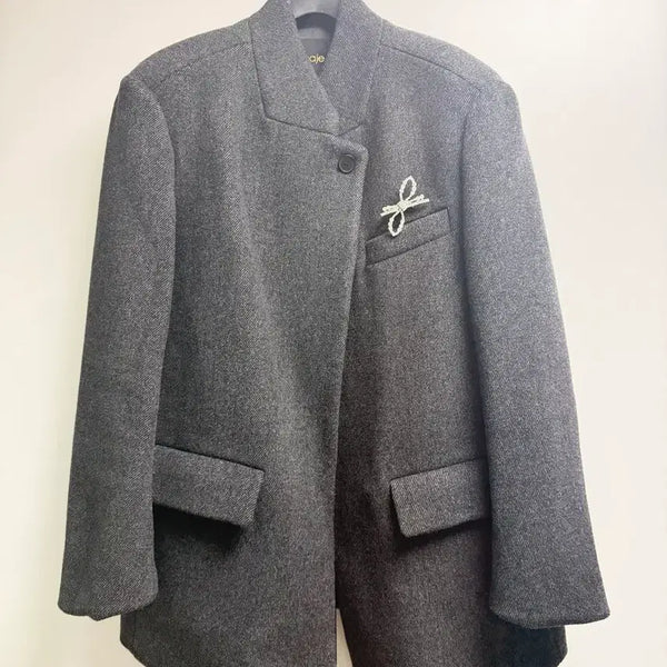 [BUNJANG] Maje 24' Wool Jacket-Style Coat / 마쥬 maje 24년 울 자켓형 코트