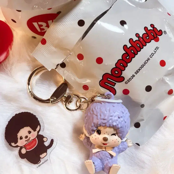 [BUNJANG] Baskin Robbins Monchhichi Keyring Play Cup Set / 베라 베스킨라빈스 몬치치 키링 플레이컵