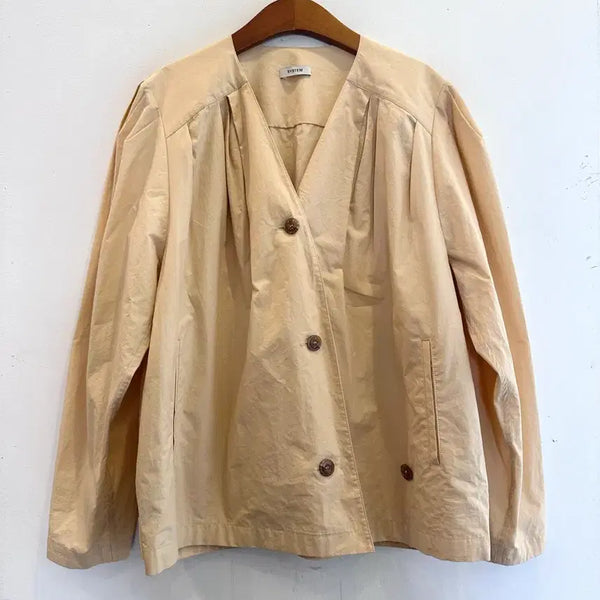 [BUNJANG] System Oversized Cotton Jacket / 프리) 한섬 시스템 오버핏 코튼 자켓 판매합니다!