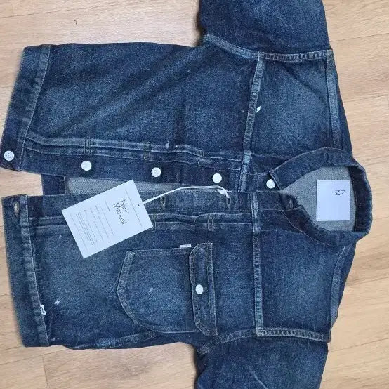 [BUNJANG] New Manual T-back Denim Jacket Size M / 뉴매뉴얼 T-back 데님자켓 M사이즈