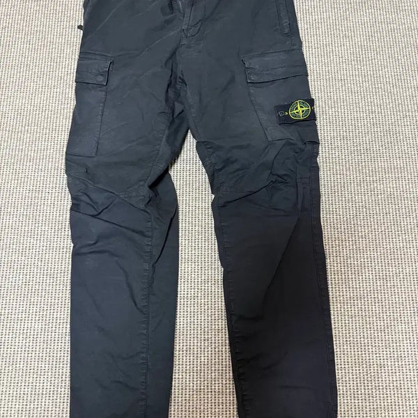 [BUNJANG] Stone Island Cargo Pants Black / 스톤아일랜드 카고 팬츠 블랙
