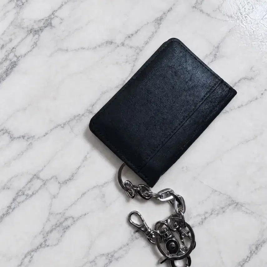 [BUNJANG] Kosiharu Wallet Keychain Black / 코시하루 지갑 키링