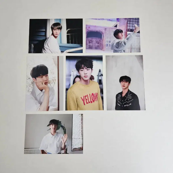 [BUNJANG] Jin Photo Set Bundle Set / 석진 오늘 인화사진 6장 일괄 bts poca pc