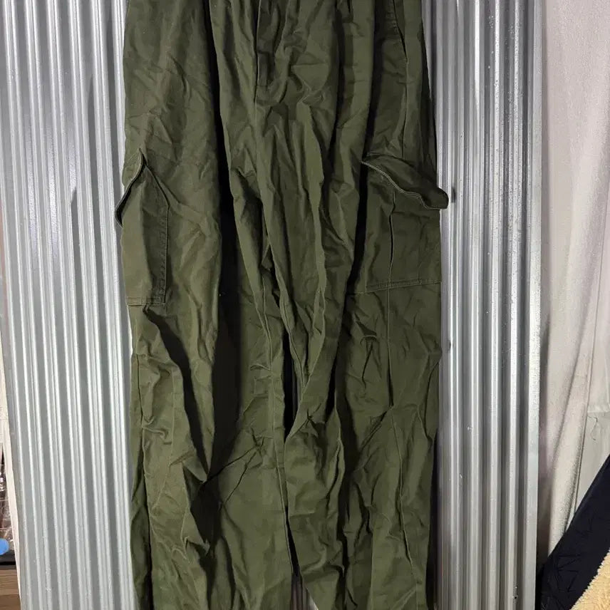 [BUNJANG] Drawfit Khaki Cargo Pants / XL 드로우핏 카키 카고팬츠