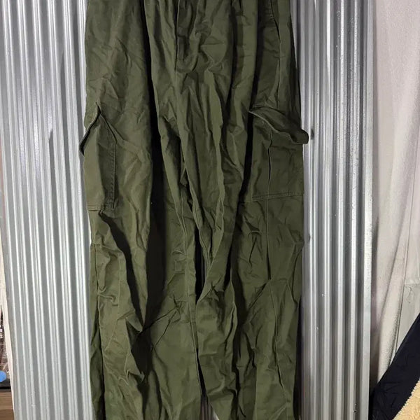 [BUNJANG] Drawfit Khaki Cargo Pants / XL 드로우핏 카키 카고팬츠
