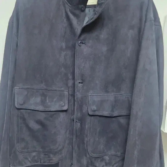 [BUNJANG] Pottery A-1 Suede Jacket Navy Size 3 / 포터리 A-1 스웨이드 자켓