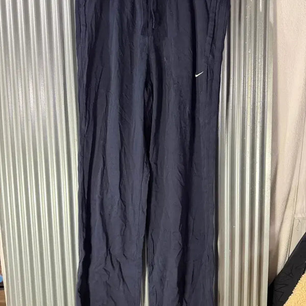 [BUNJANG] Nike Embroidered Logo Training Pants Navy / L 나이키 자수 로고 트레이닝 바지 네이비
