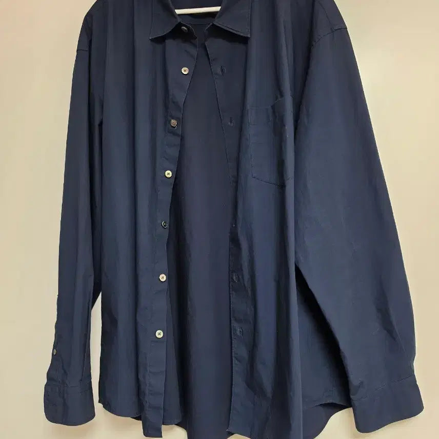 [BUNJANG] Steadyboys Navy Shirt / 스테디에브리웨어 셔츠 네이비 F