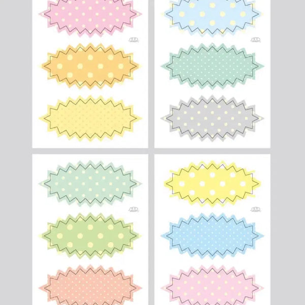 [BUNJANG] Jerry Dot Pang Pang Washi Stickers / 제리 도트팡팡 모조지 스티커띵