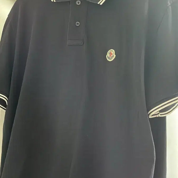 [BUNJANG] Moncler Navy Polo Shirt / 몽클레어 네이비 카라티