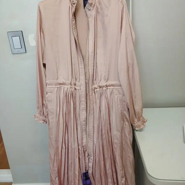 [BUNJANG] Anna Sui Pleated Coat Dress (New) / [브랜드명 미상] 안나수이 플리츠 코트 원피스 (새제품)