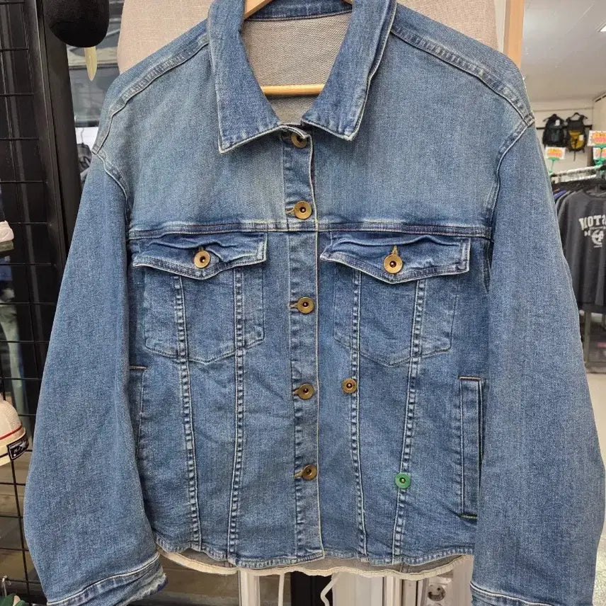 [BUNJANG] System Oversized Denim Jacket / 한섬시스템 오버핏 데님자켓/호칭82