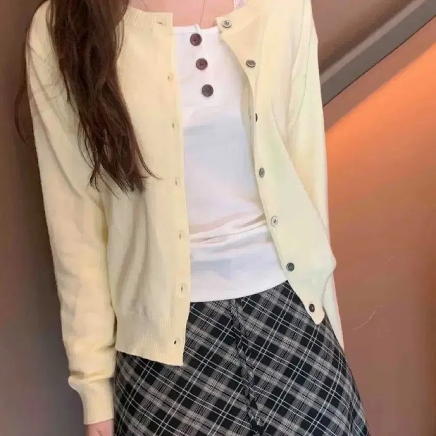 [BUNJANG] Deep Scent Knit Cardigan / 니트 가디건 에이블리 딥센트