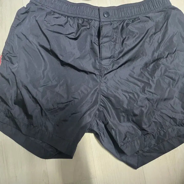 [BUNJANG] Moncler Logo Navy Shorts / 몽클레어 바지