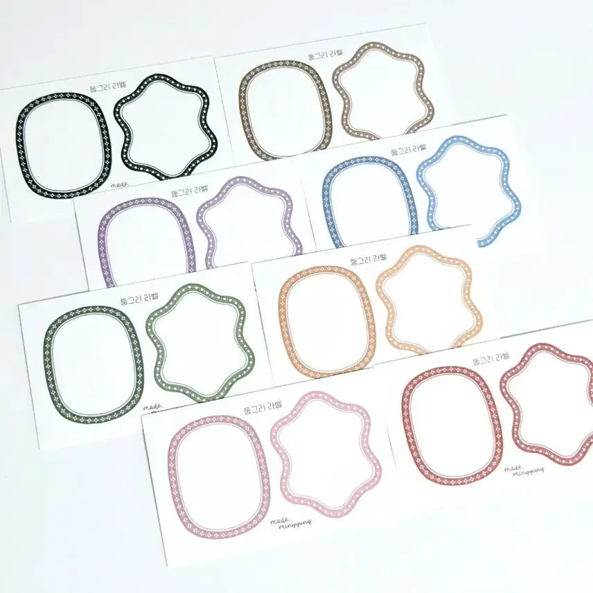[BUNJANG] MINIUNI Frame Memo Pad - 8 Designs / [미니유니] 프레임떡메(6) 8종