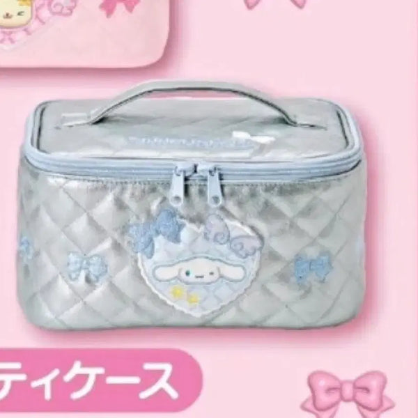 [BUNJANG] Sanrio Cinnamoroll Quilted Vanity Pouch / 산리오 이타리쿠지 아타리쿠지 3번상 시나모롤 베니티 파우치 퀄팅