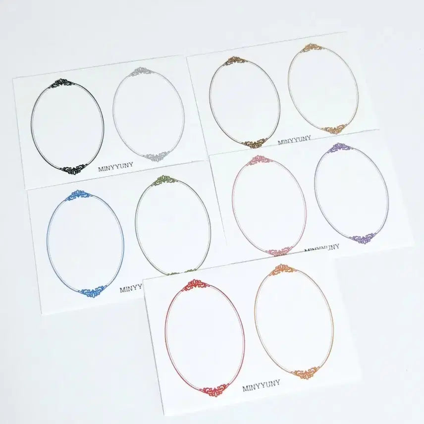 [BUNJANG] Miniuni One Frame Memo Pad Set (5 types) / [미니유니] 원프레임떡메 5종