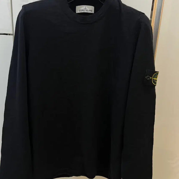 [BUNJANG] Stone Island Black Knit L / 스톤아일랜드 블랙니트 L