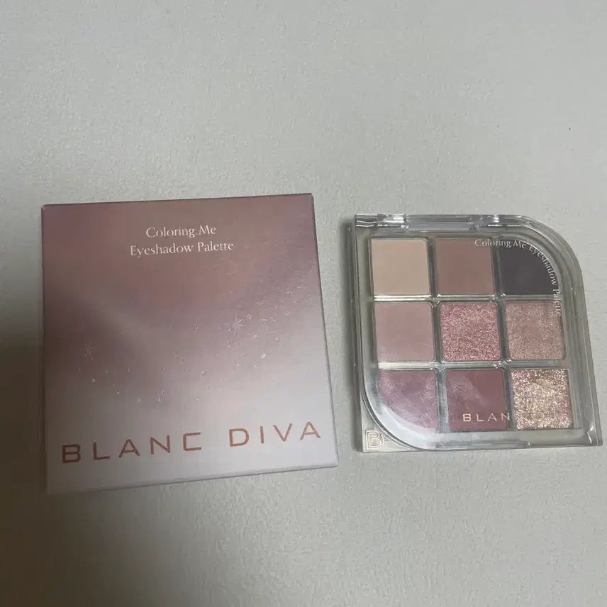 [BUNJANG] BLANC DIVA Coloring Me Shadow Palette Roseta Scented / 블랑디바 컬러링미 섀도우 팔레트_로제타센티드
