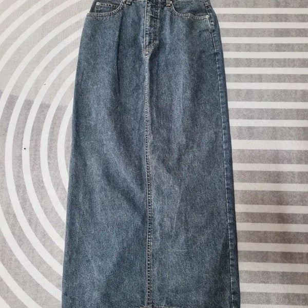 [BUNJANG] Lee Denim Long Skirt / Lee 데님 롱 스커트