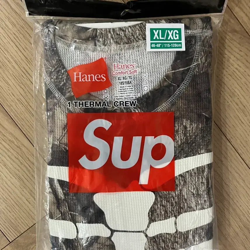 [BUNJANG] Supreme Hanes Bones Thermal Crew True Timber HTC Pullover Camo / 슈프림 헤인즈 본즈 써멀 크루 트루팀버 HTC 폴 카모