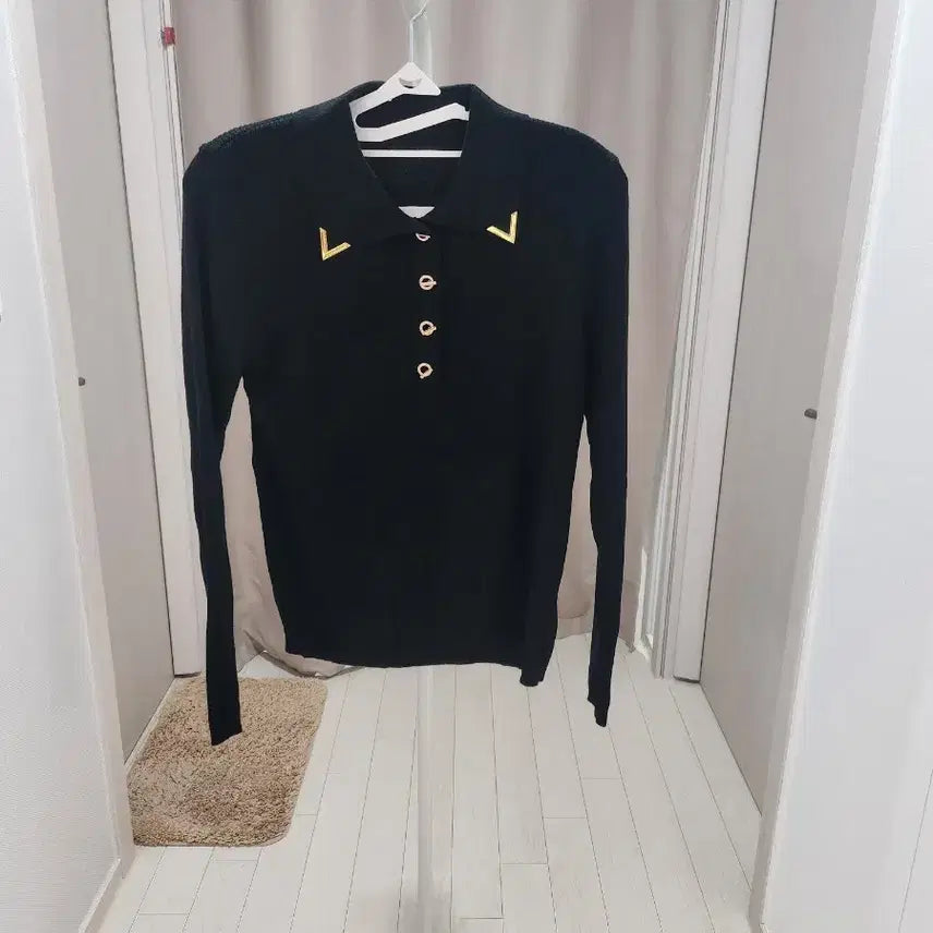 [BUNJANG] Valentino Style Knit Black / 발렌티노 스타일 니트 블랙.새상품