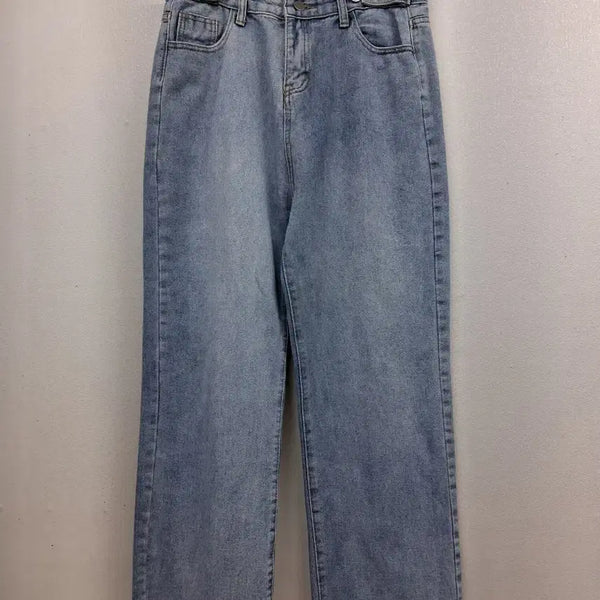 [BUNJANG] Denim Wide Pants L Size / 데님 와이드팬츠L