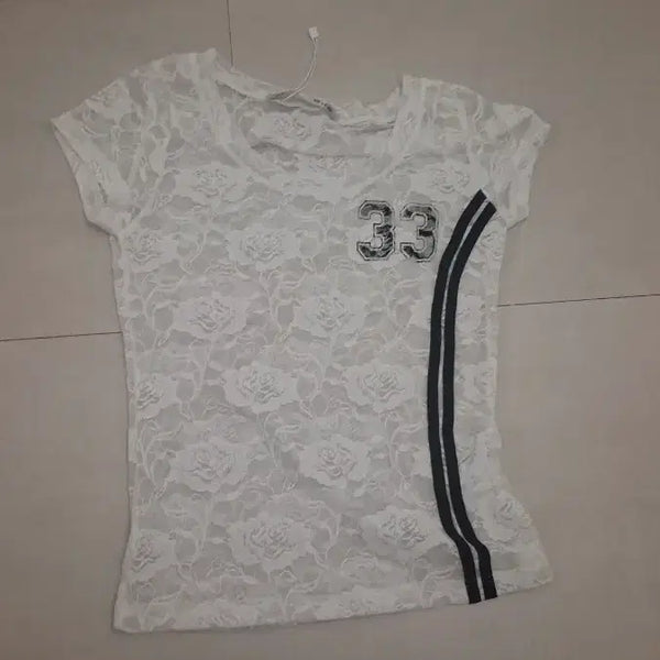 [BUNJANG] EXO Lace 33 Top White / 셋업이엑스이 레이스 33 탑 화이트