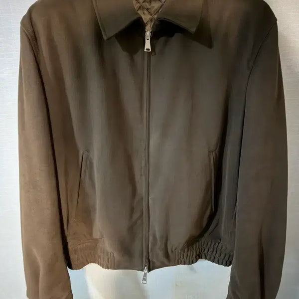 [BUNJANG] COOR Suede Swing Top Jacket L Brown / 쿠어 스웨이드 스윙탑 L