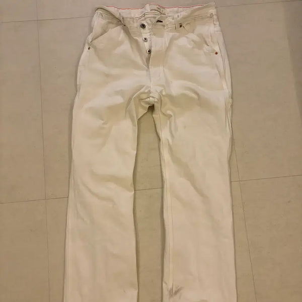 [BUNJANG] Pierce Colorer Work Pants White L / 피어스 컬러러 워크팬츠 화이트 L