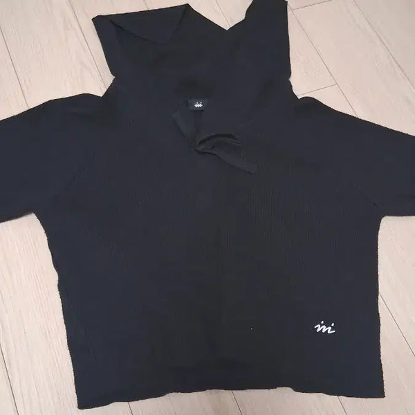 [BUNJANG] Initial M Black Hoodie / 이니셜 M 후드티 검정