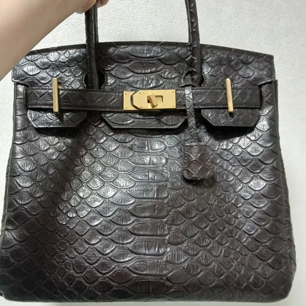 [BUNJANG] Matte Python Birkin Bag / 리얼 파이톤 버킨백