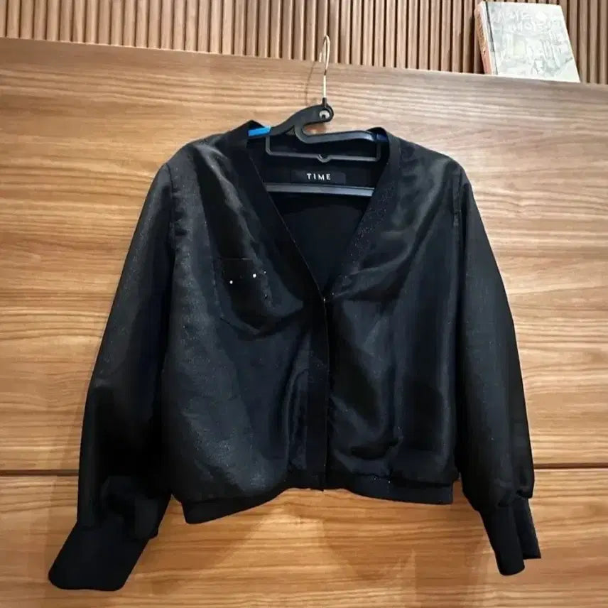[BUNJANG] Time Black Cropped Jacket / 한섬 타임 블랙 크롭 자켓