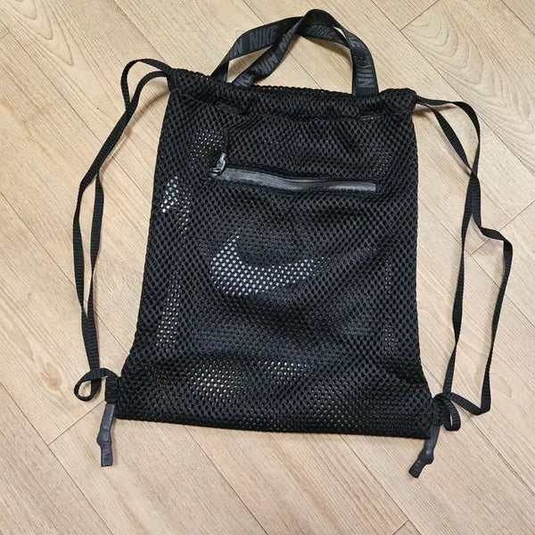 [BUNJANG] Nike Mesh Backpack Black / 나이키 메쉬 백팩 블랙