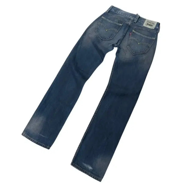 [BUNJANG] Levi's 504 Distressed Denim Jeans (Size 30) / 리바이스 504 디스트레스드 데님 팬츠 (30)