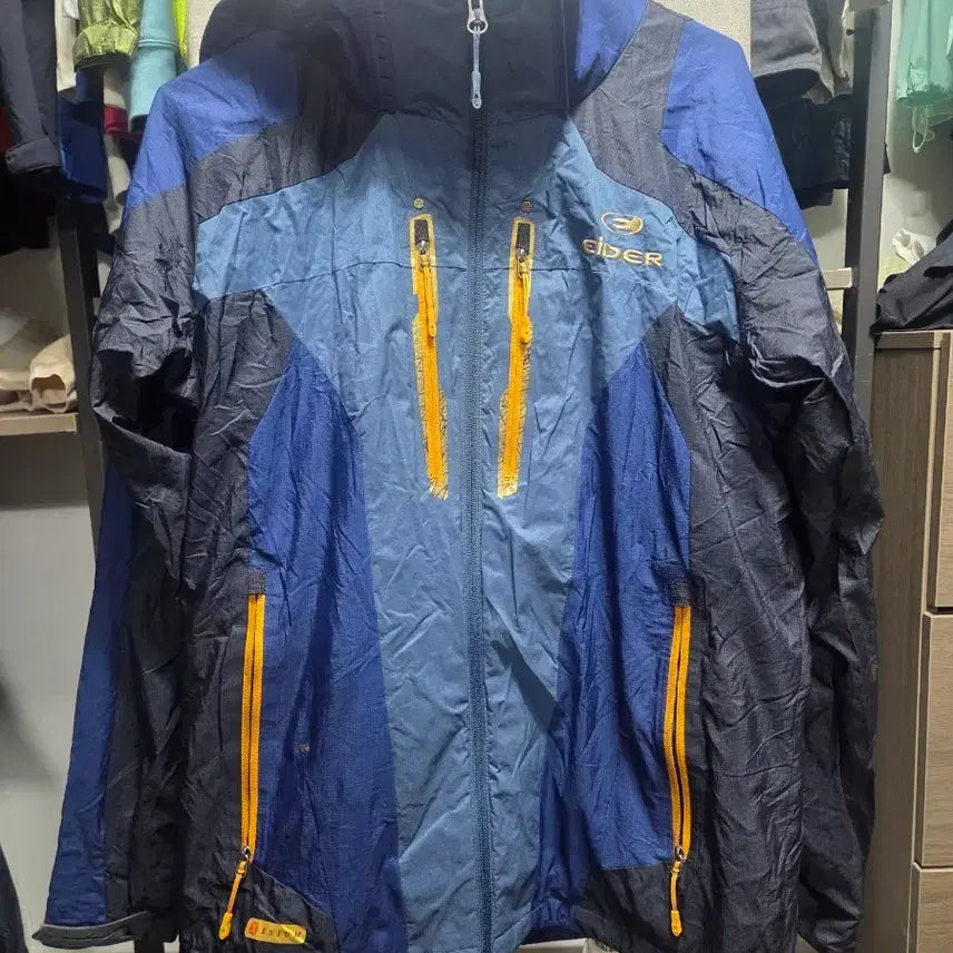 [BUNJANG] Eider Colorblock Windbreaker Jacket / 아이더 바람막이 블루