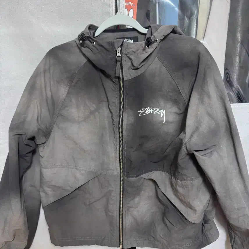 [BUNJANG] Stussy Wave Dye Windbreaker Jacket / 스투시 웨이브 다이 바람막이 판매(xs사이즈)