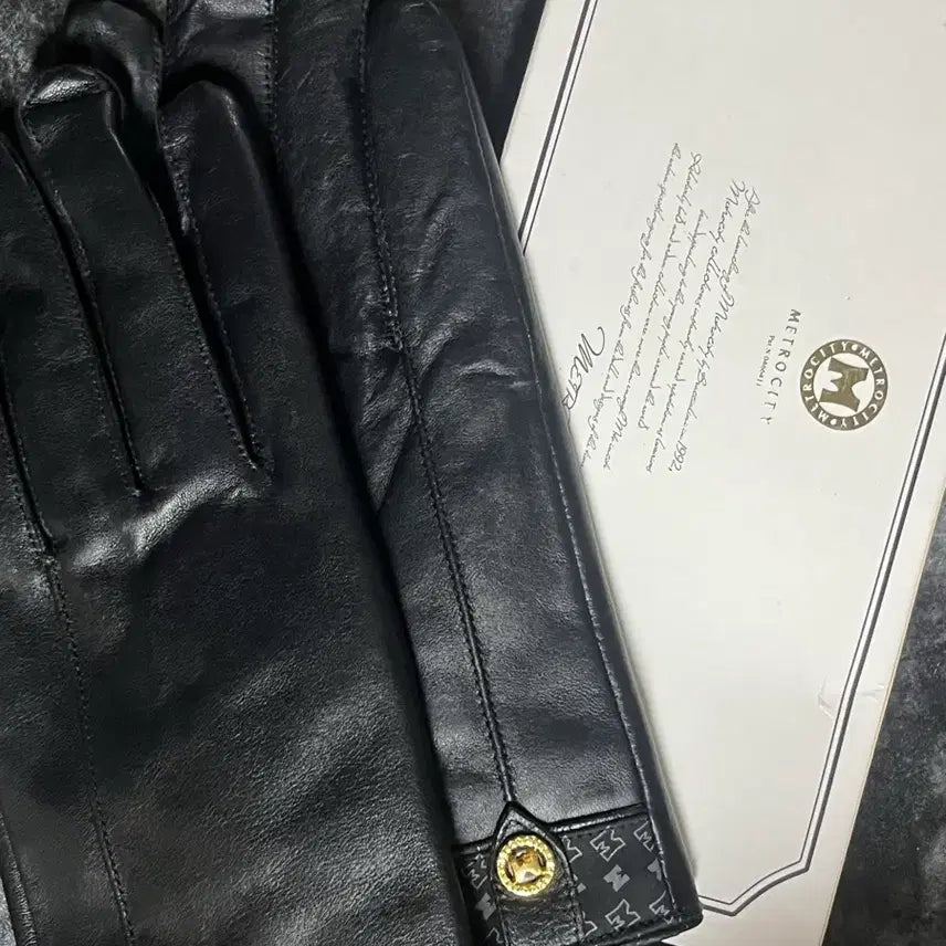 [BUNJANG] Metrociti Leather Gloves / 메트로시티 남여 가죽장갑