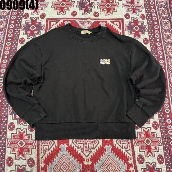 [BUNJANG] Maison Kitsuné Sweatshirt Black Size M / 메종키츠네 맨투맨 블랙 M 0909