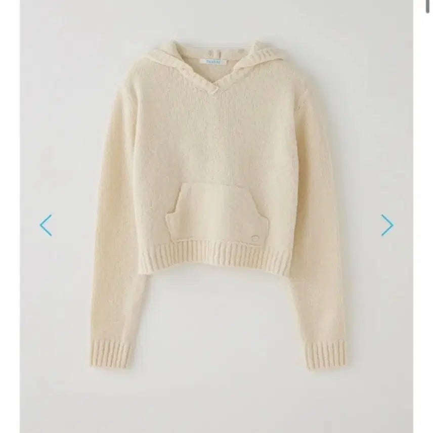 [BUNJANG] Thanat Hood Knit Ivory / 타낫 후드 니트 아이보리