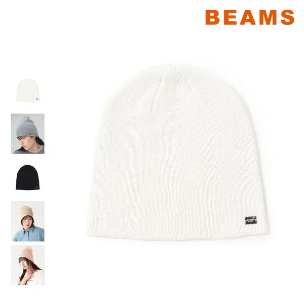 [BUNJANG] BEAMS HEART Rib Beanie Hat / 빔즈 하트 심플 리브 비니 모자