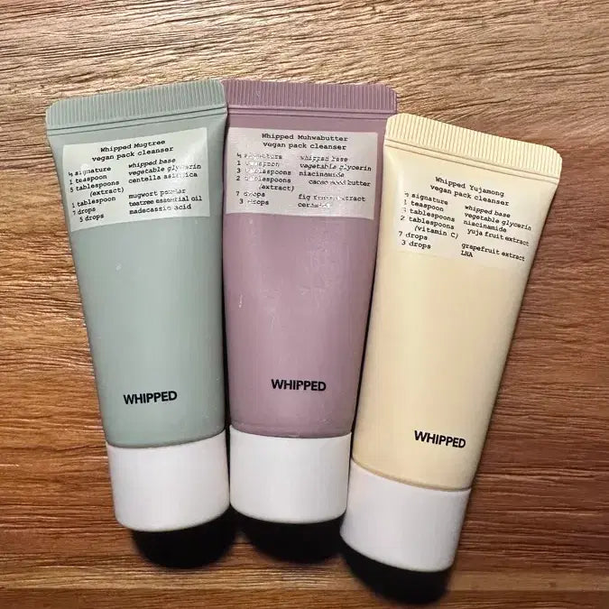 [BUNJANG] W.H.I.P.D. Cleansing Pack 25g Set (3 Types) / 휩드 팩클렌저 25g 3종세트